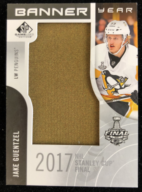 2017 18 Sp Game Used Banner Year Stanley Cup Finals 17 Jake