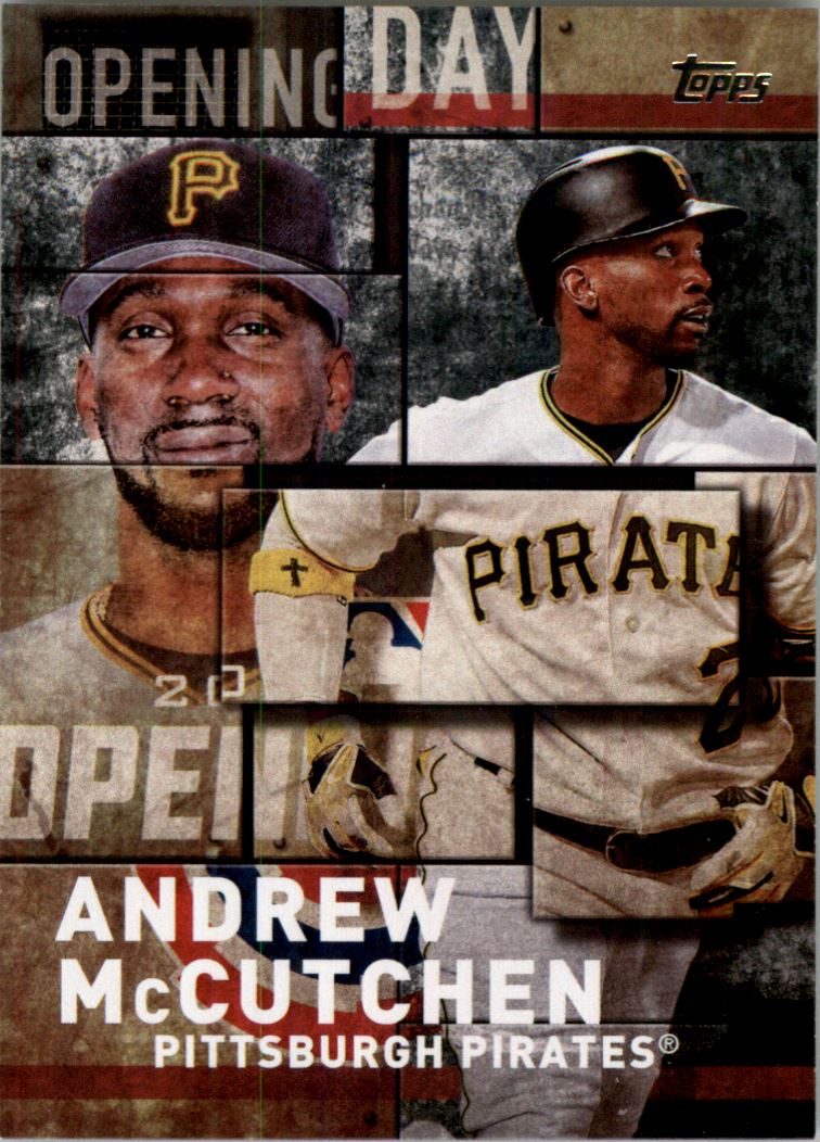 2018 Topps Opening Day Insert Black #OD15 Andrew McCutchen