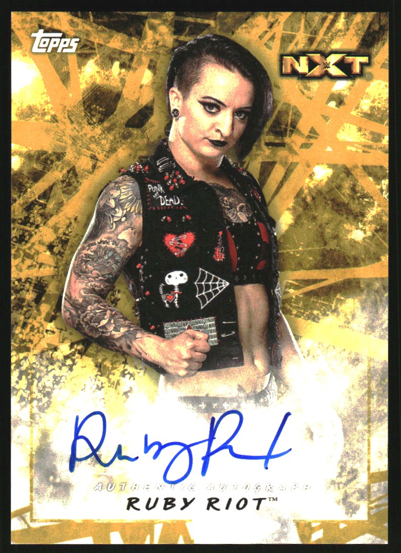 2018 Topps WWE Road to WrestleMania Autographs Gold #ARRI Ruby Riot