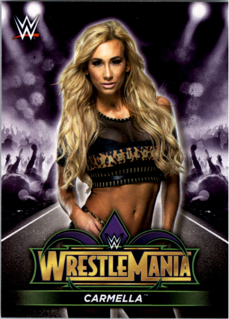 2018 Topps WWE Road to WrestleMania WrestleMania 34 Roster #R34 Carmella -  NM-MT