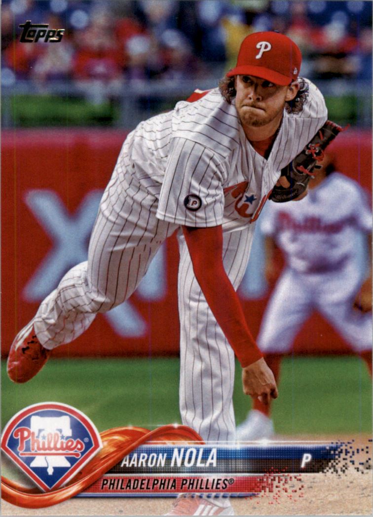 2022 Topps Series 2 #337 Aaron Nola - Philadelphia Phillies BASE BASEBALL  CARD