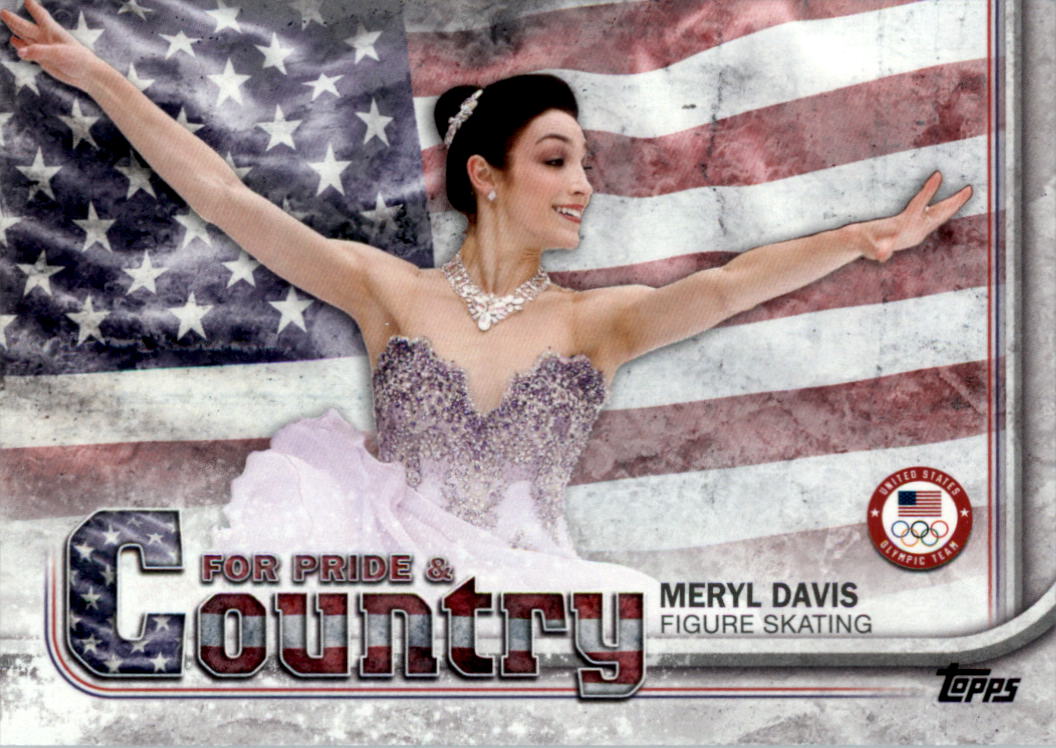 2018 Topps U.S. Olympic Team For Pride and Country #PACMD Meryl Davis