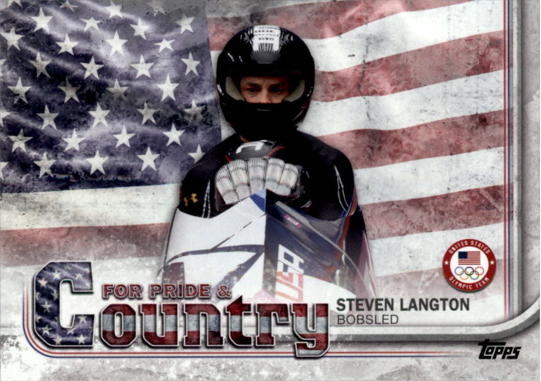 2018 Topps U.S. Olympic Team For Pride and Country #PACSL Steven Langton