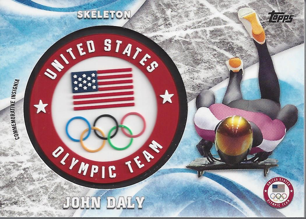 2018 Topps U.S. Olympic Team ISOC Insignia Commemorative Relics #ICRJD John Daly