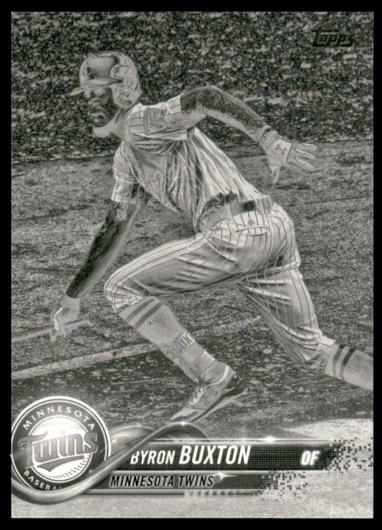 2018 Topps Black and White Negative #127 Byron Buxton