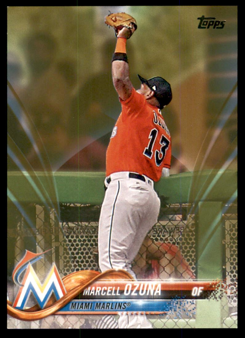 2018 Topps Gold #132 Marcell Ozuna