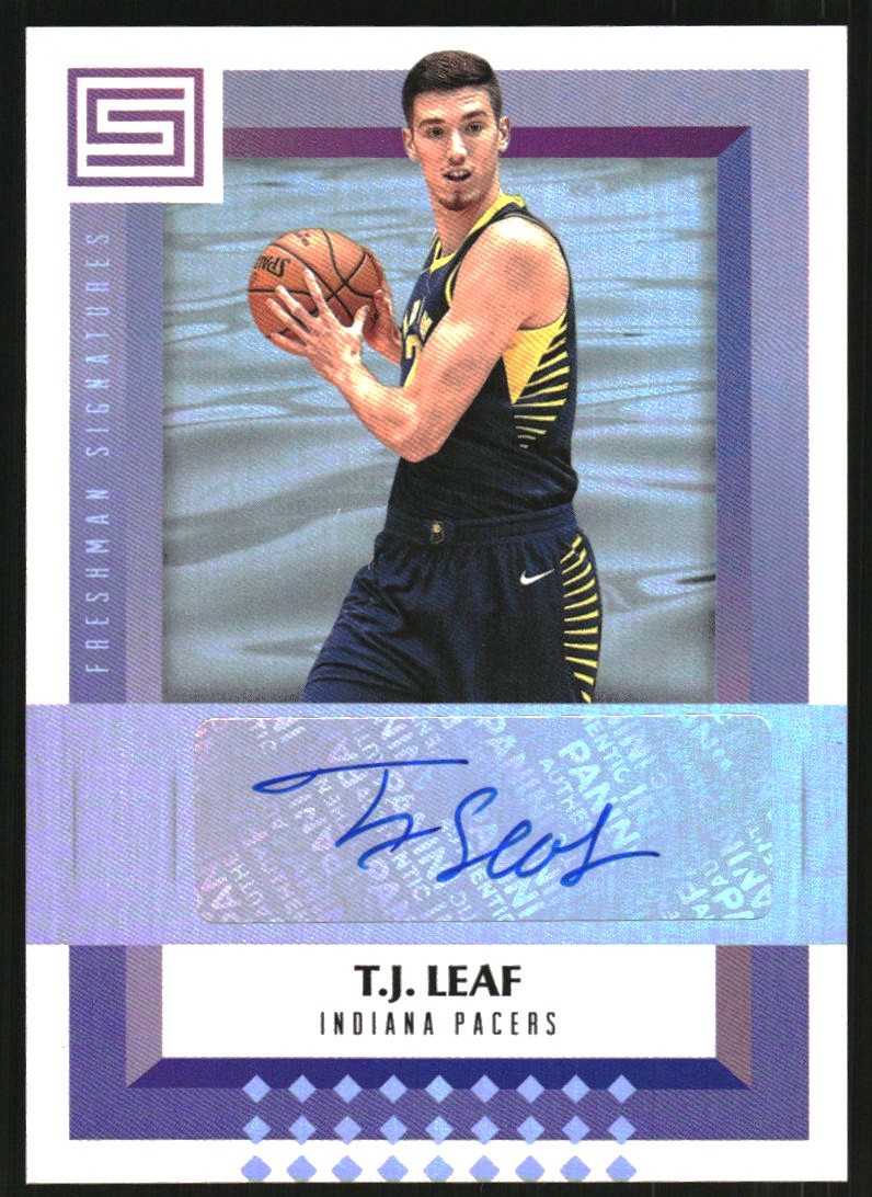 2017-18 Panini Status Freshman Signatures #13 T.J. Leaf