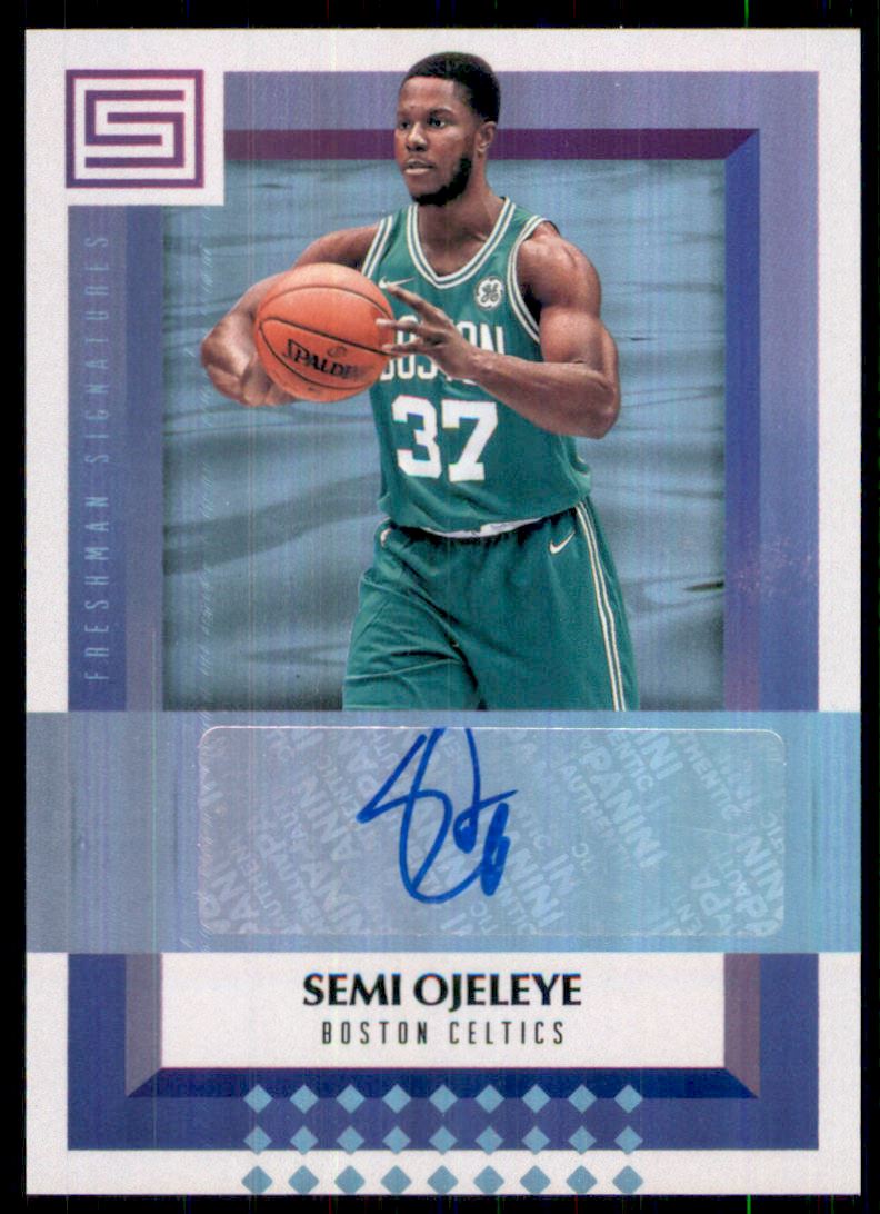 2017-18 Panini Status Freshman Signatures #22 Semi Ojeleye