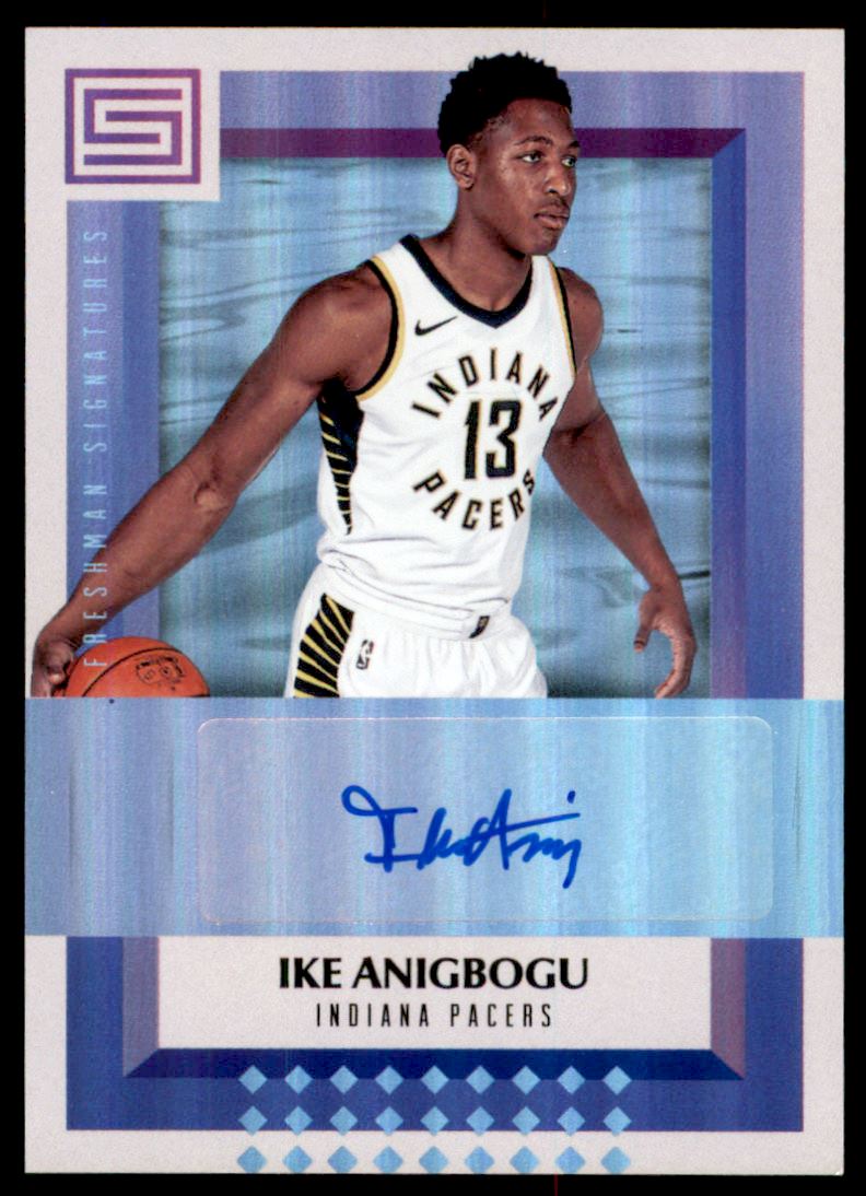 2017-18 Panini Status Freshman Signatures #26 Ike Anigbogu