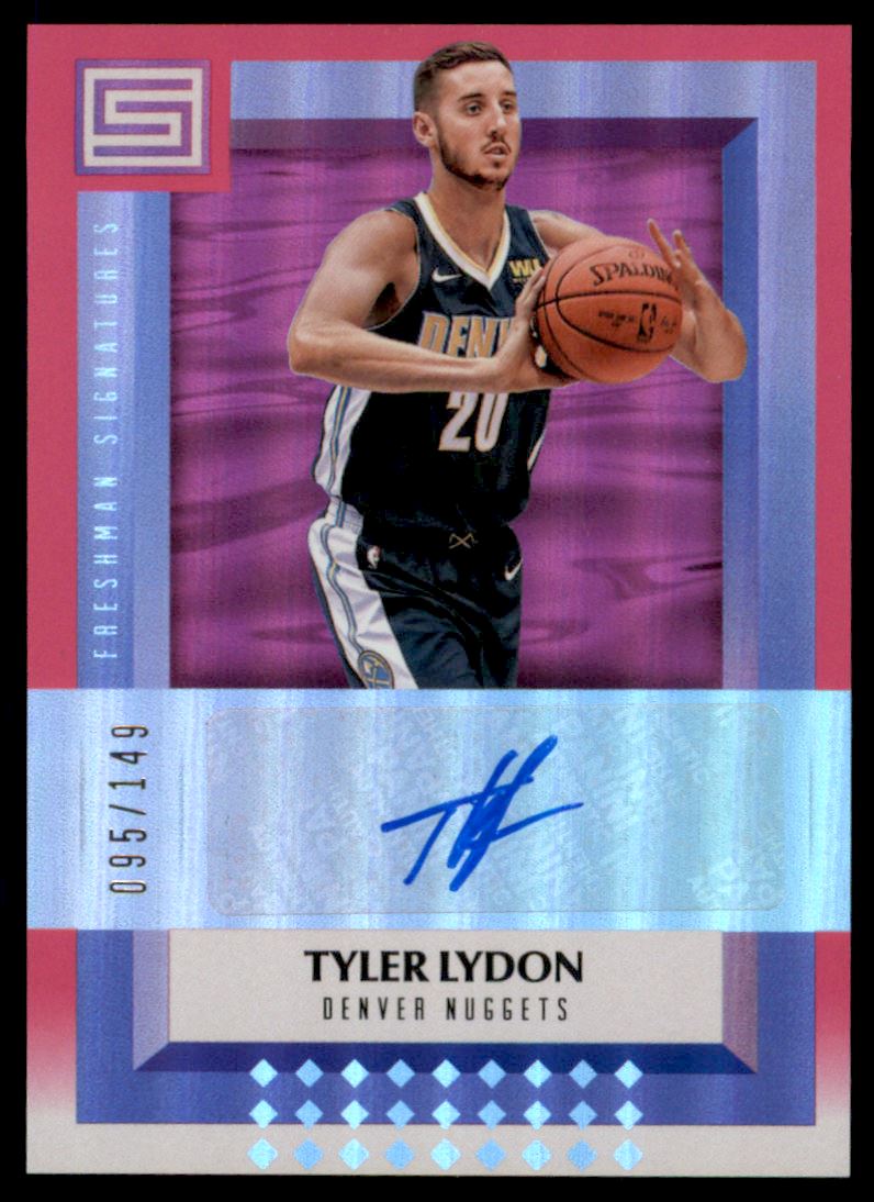 2017-18 Panini Status Freshman Signatures Pink #16 Tyler Lydon