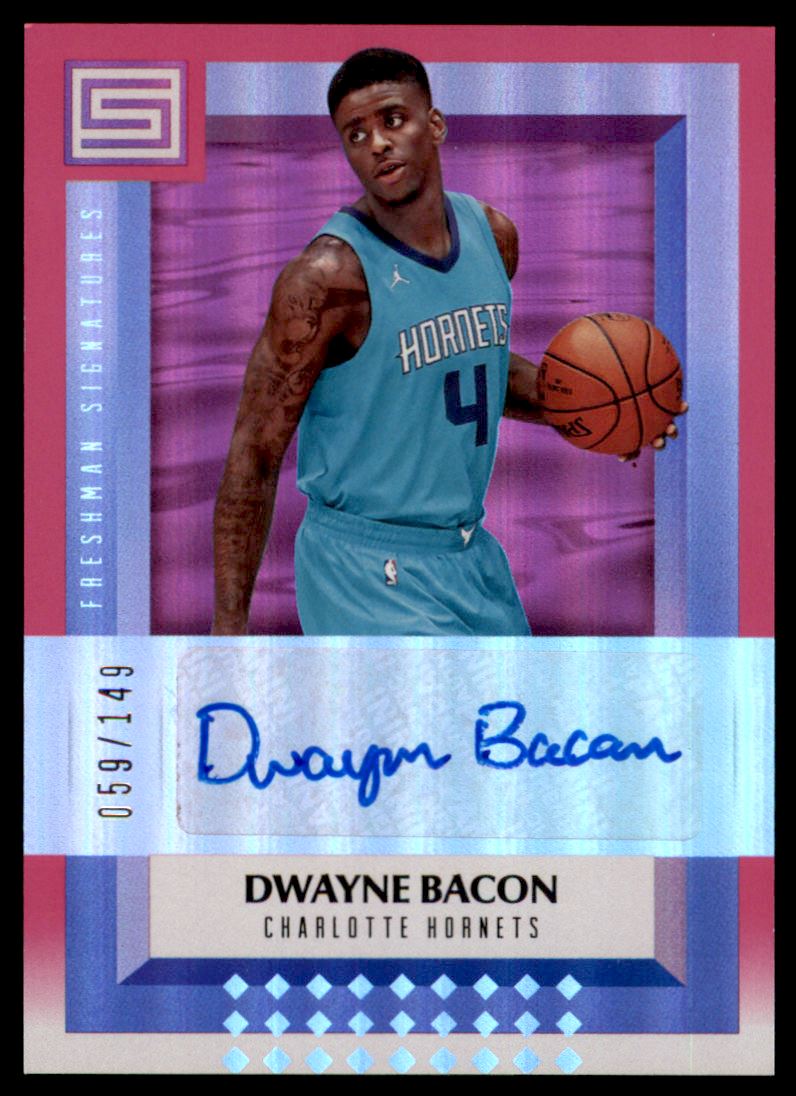 2017-18 Panini Status Freshman Signatures Pink #24 Dwayne Bacon