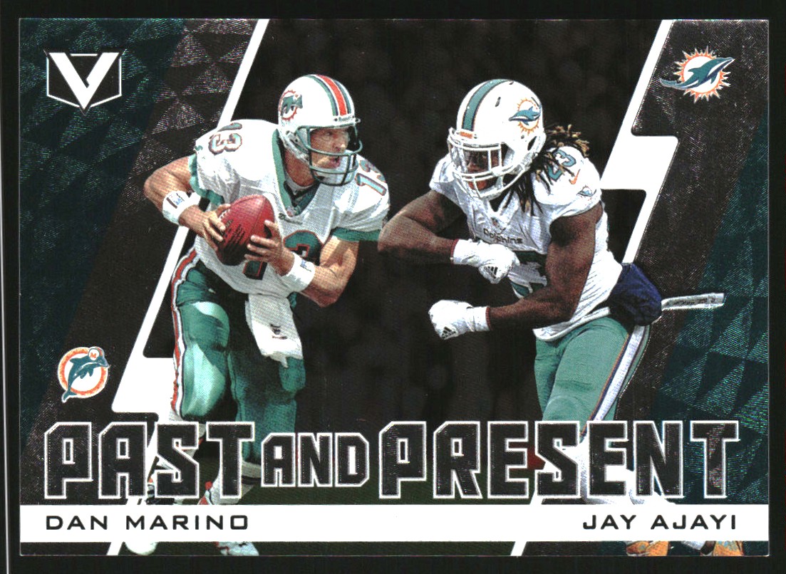 2017 Panini Vertex Past and Present #14 Dan Marino/Jay Ajayi