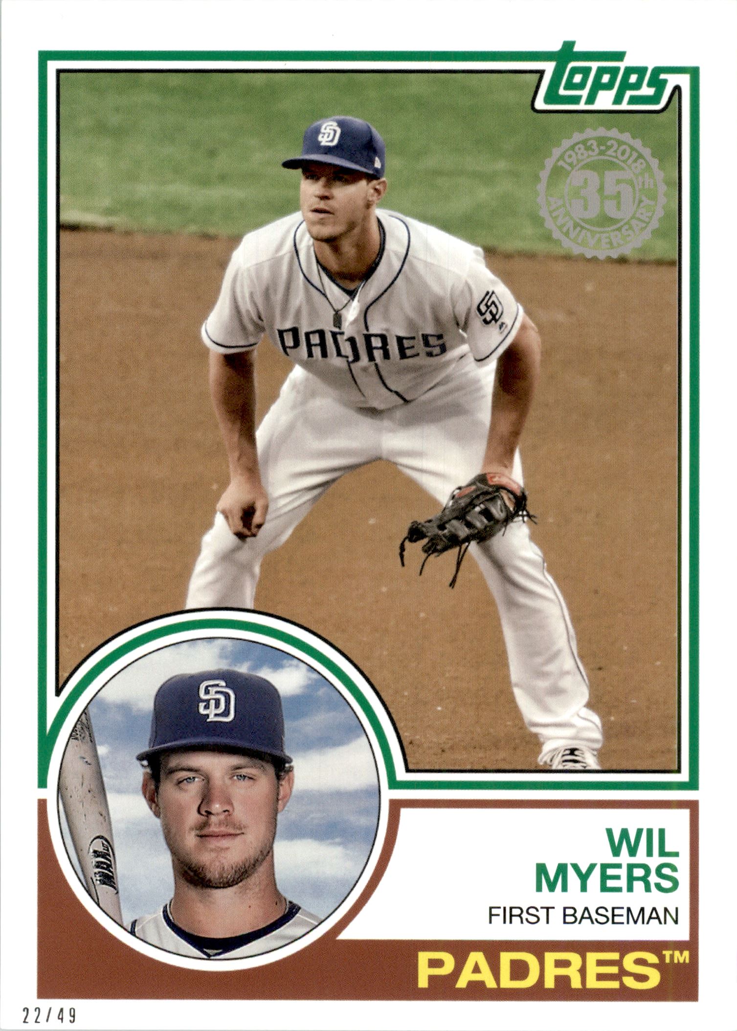 2018 Topps 5x7 '83 Topps #8394 Wil Myers