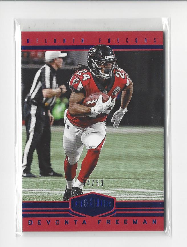 2017 Panini Plates and Patches Blue #33 Devonta Freeman