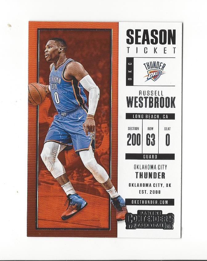 Russell Westbrook cards (2009-2023) Thunder Wizards Rockets Lakers - You Choose - Picture 66 of 133