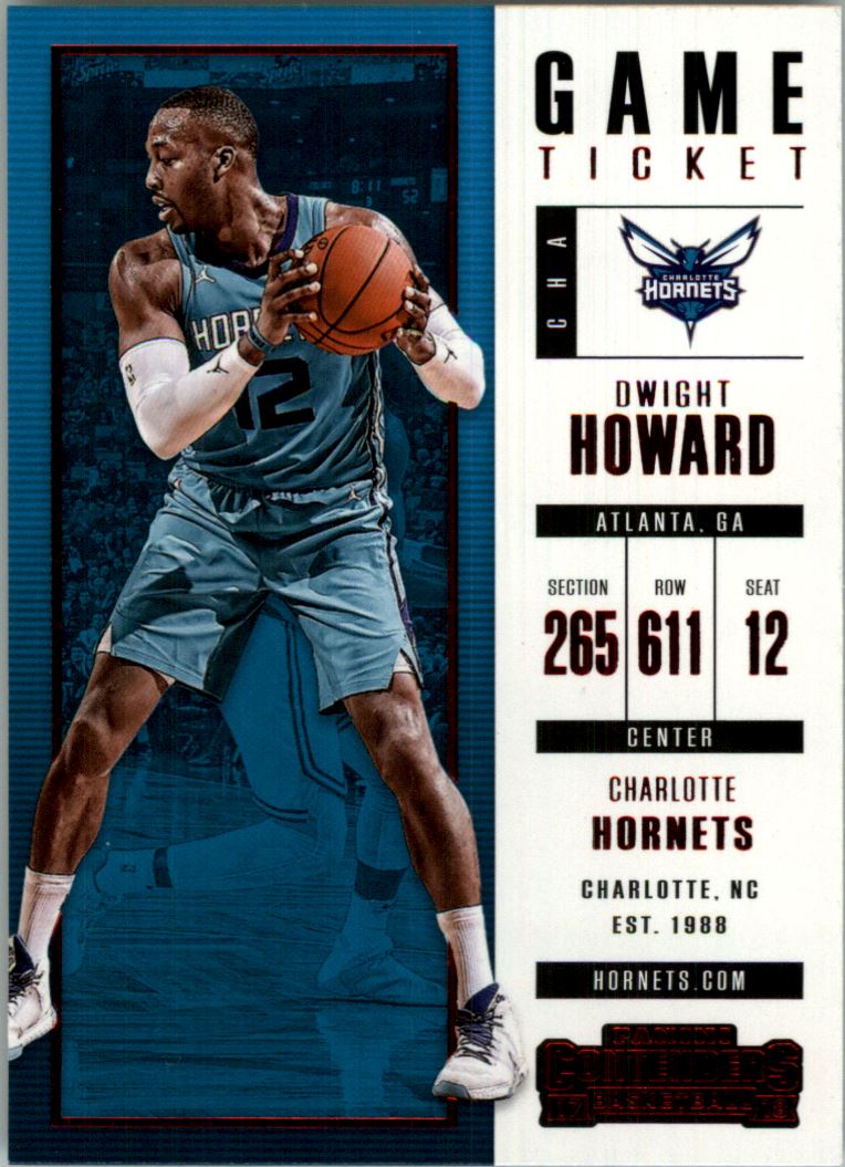 2017-18 Panini Contenders Game Ticket #53 Dwight Howard