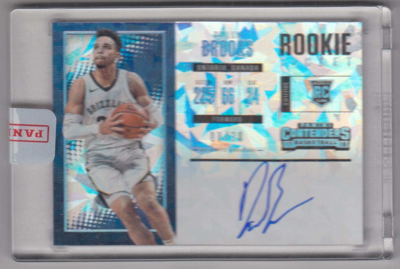 2017-18 Panini Contenders Cracked Ice Ticket #141B Dillon Brooks AU VAR/20 EXCH