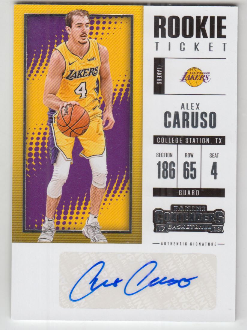 Alex Caruso - Autographed Authentic City Edition Jersey