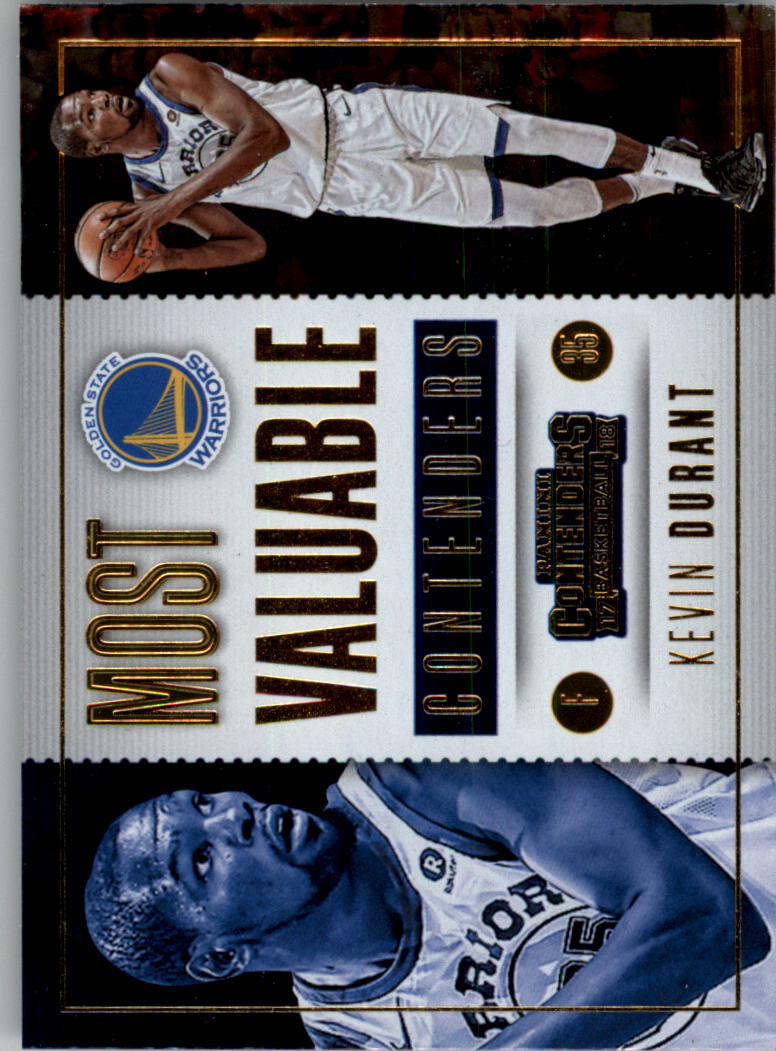 2017-18 Panini Contenders Most Valuable Contenders #5 Kevin Durant