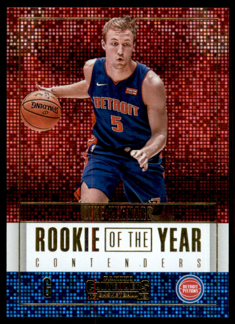 2017-18 Panini Contenders Rookie of the Year Contenders #9 Luke Kennard