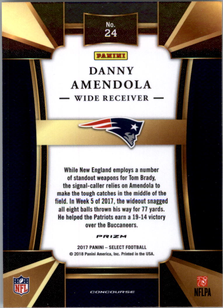 2017 Select #24 Danny Amendola back image