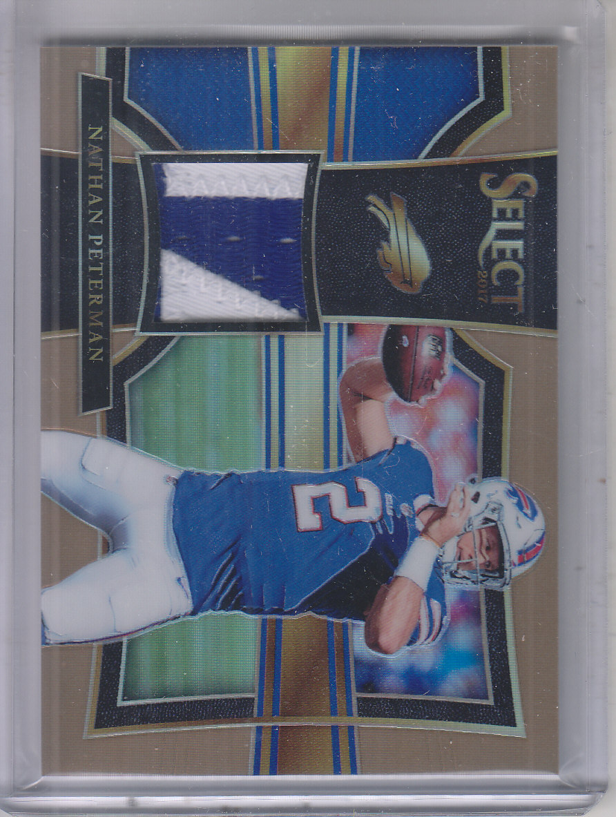 2017 Select Swatches Prizm Copper #8 Nathan Peterman/49