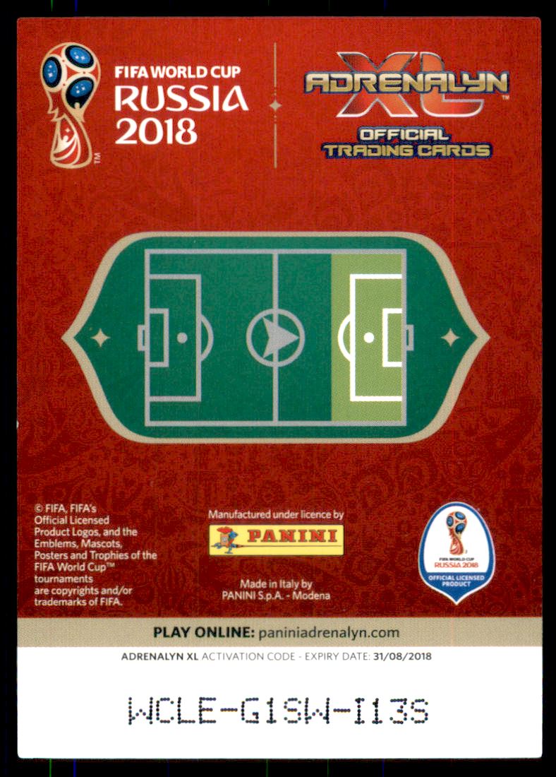 2018 Adrenalyn XL FIFA World Cup Russia #15 Gonzalo Higuain back image