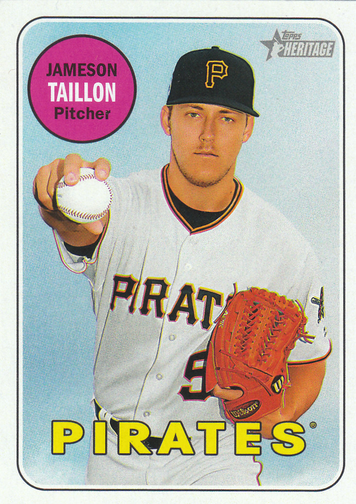 2018 Topps Heritage Magenta Back #461 Jameson Taillon