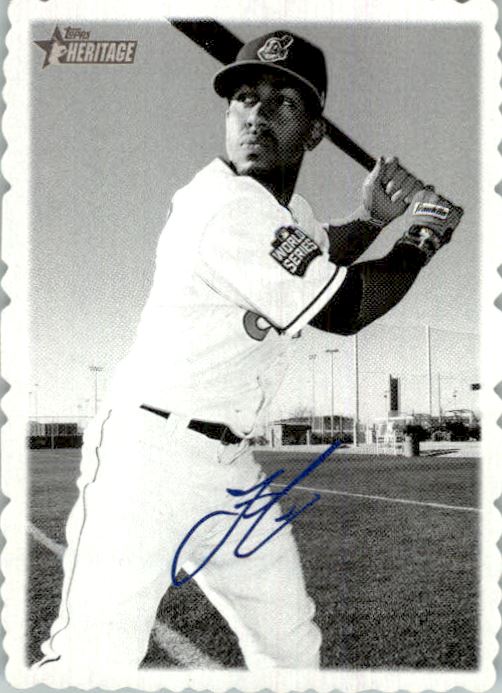 2018 Topps Heritage '69 Topps Deckle Edge #5 Francisco Lindor