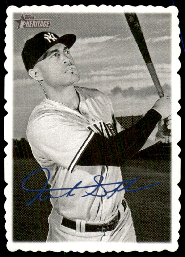 2018 Topps Heritage '69 Topps Deckle Edge #16 Giancarlo Stanton