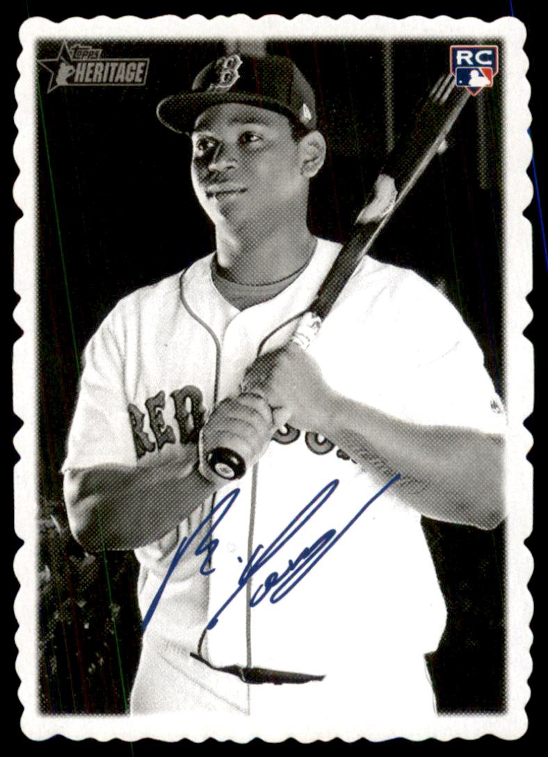 2018 Topps Heritage '69 Topps Deckle Edge #21 Rafael Devers