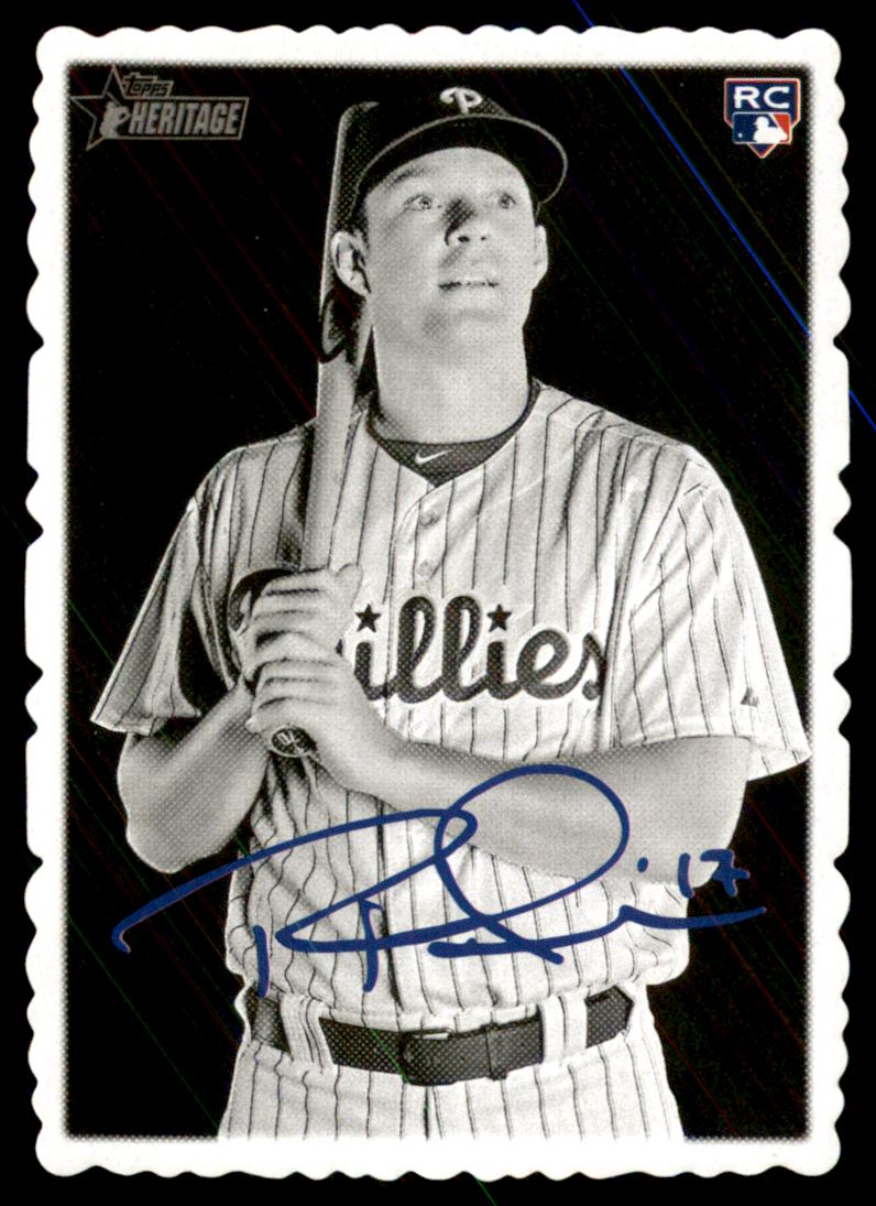 2018 Topps Heritage '69 Topps Deckle Edge #23 Rhys Hoskins