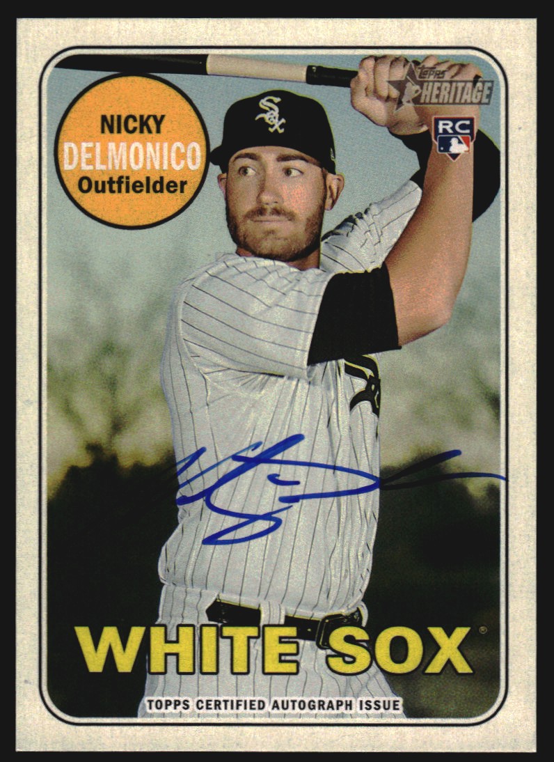 2018 Topps Heritage Real One Autographs #ROAND Nicky Delmonico