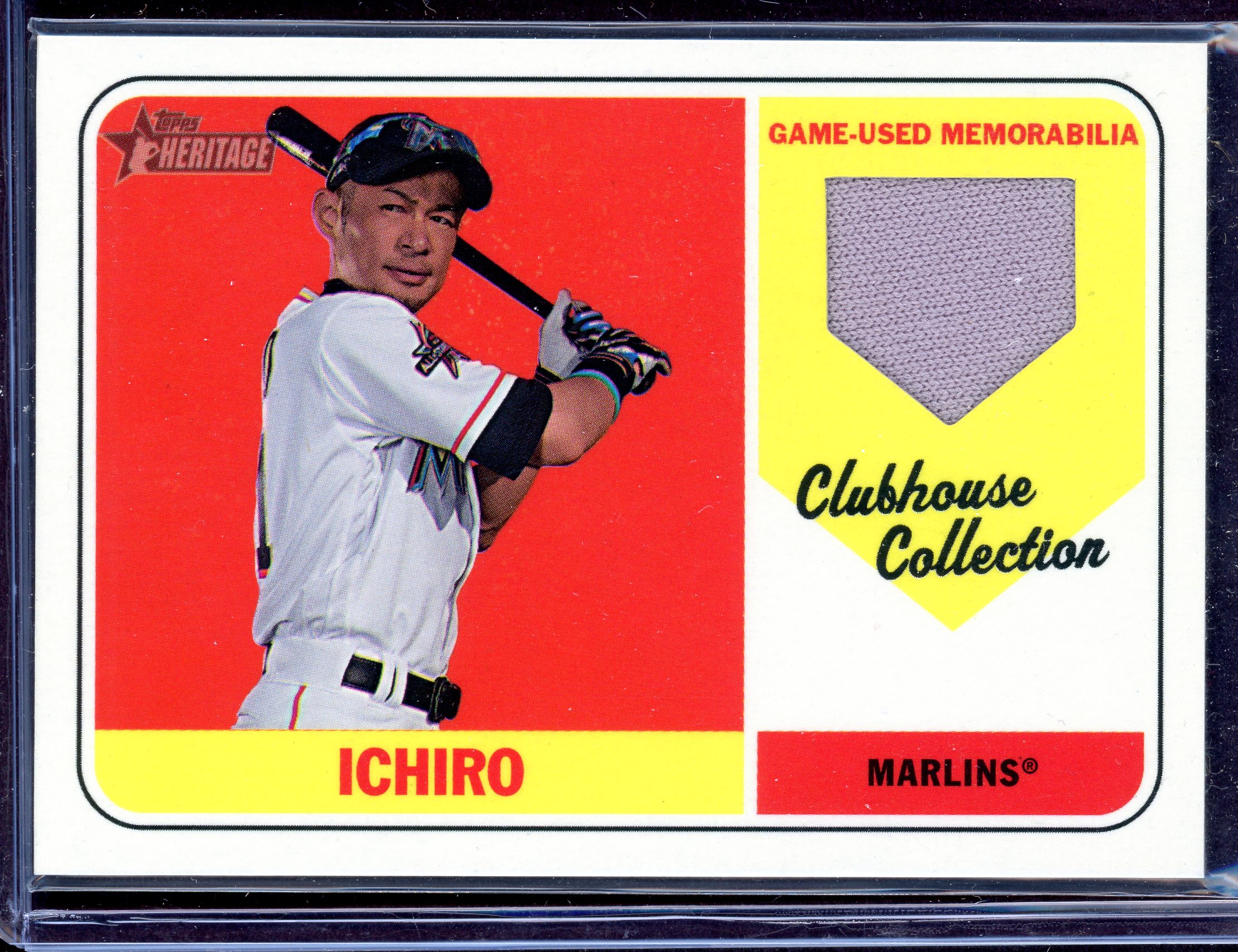 2018 Topps Heritage Clubhouse Collection Relics #CCRI Ichiro
