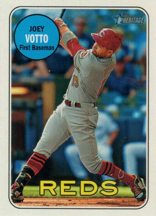 2018 Topps Heritage Action Variations #70 Joey Votto