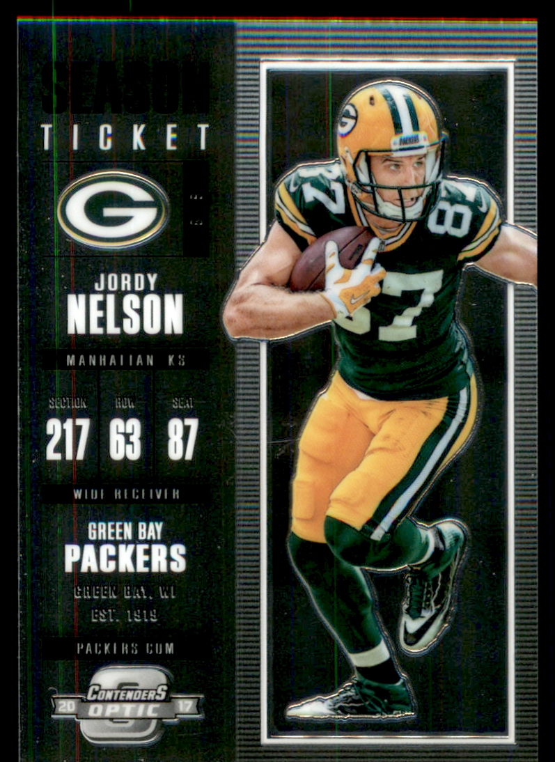 2017 Panini Contenders Optic #30 Jordy Nelson