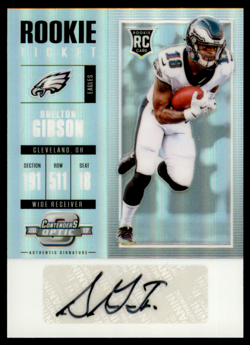 2017 Panini Contenders Optic #182 Shelton Gibson AU RC