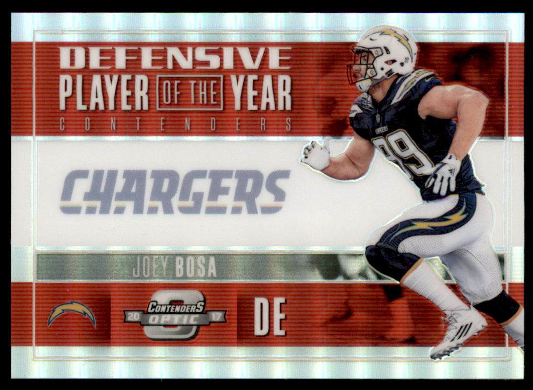 2017 Panini Contenders Optic Defensive Player of the Year Contenders Red #18 Joey Bosa