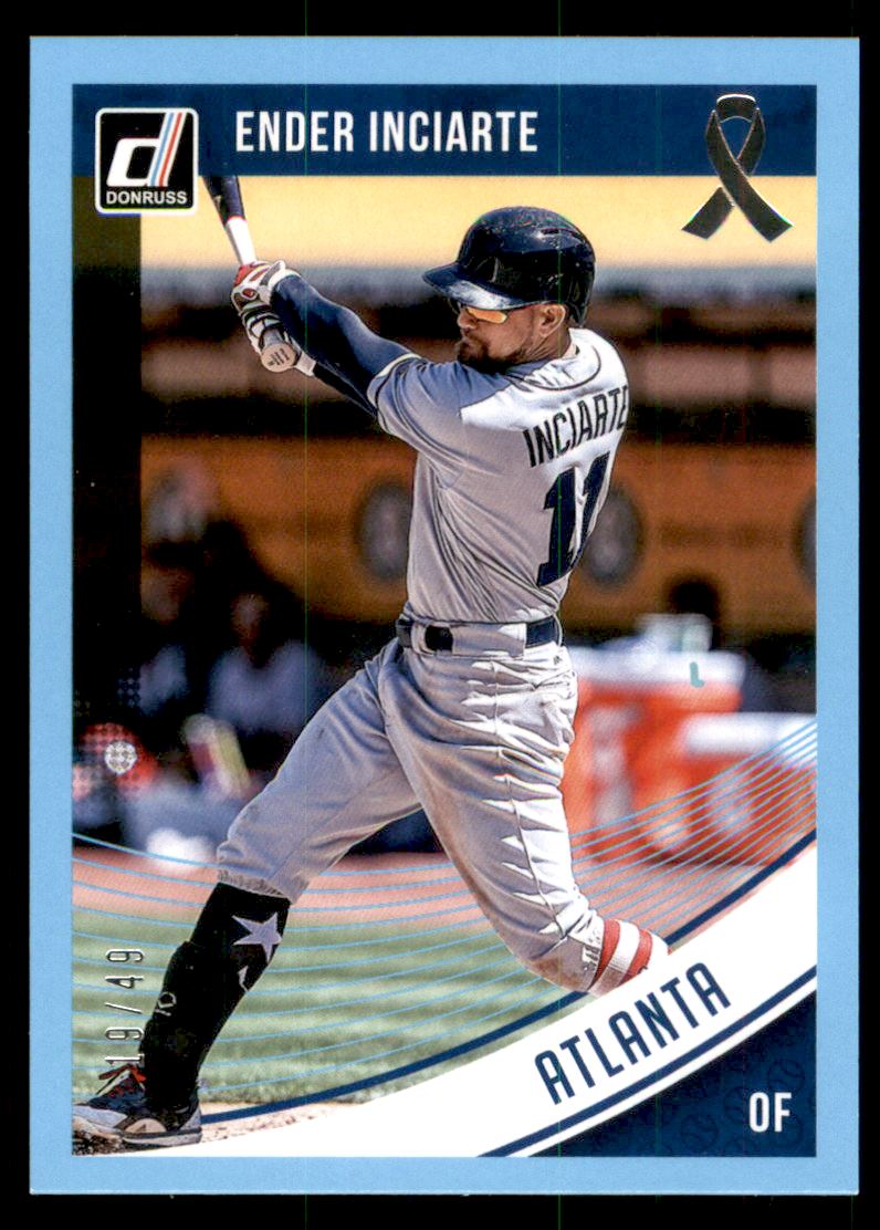 2018 Donruss Father's Day Ribbon #57 Ender Inciarte