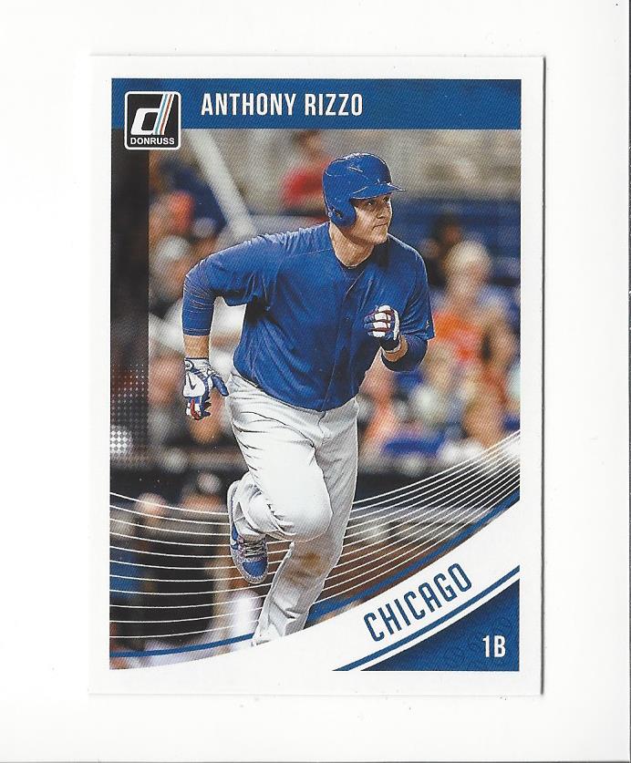 2018 Donruss Variations #141 Anthony Rizzo