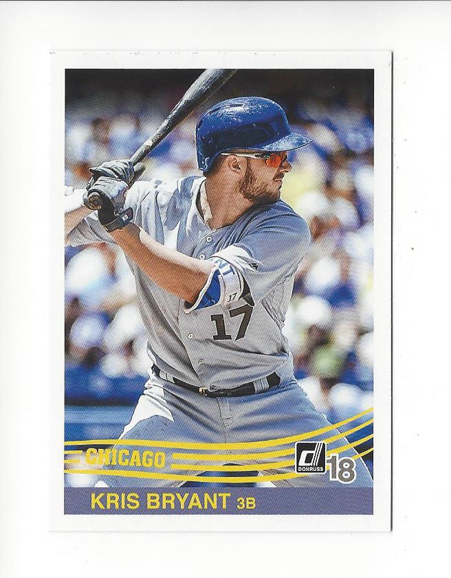 2018 Donruss Variations #228 Kris Bryant RETRO