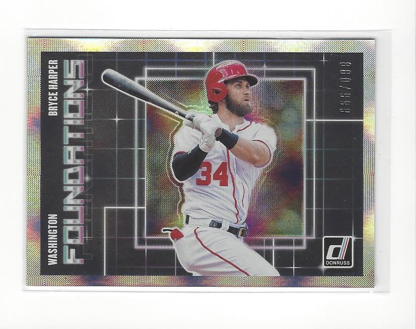 2018 Donruss Foundations #F6 Bryce Harper