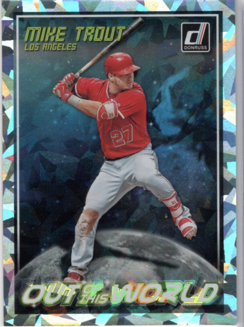 2018 Donruss Out of this World Crystals #OW3 Mike Trout