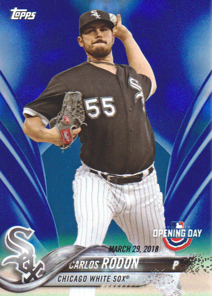 2018 Topps Opening Day Blue Foil #29 Carlos Rodon