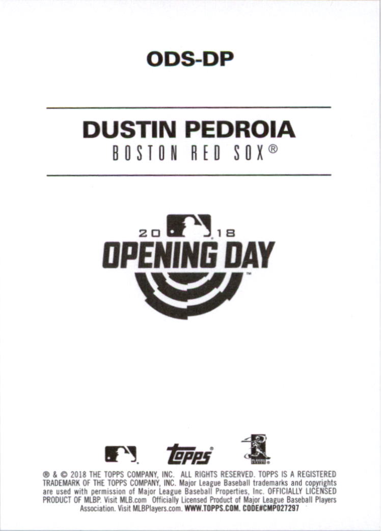 2018 Topps Opening Day Baseball Card Pick (Inserts)