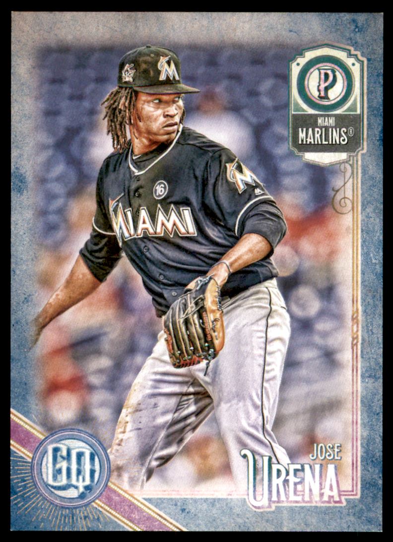 2018 Topps Gypsy Queen Indigo #138 Jose Urena