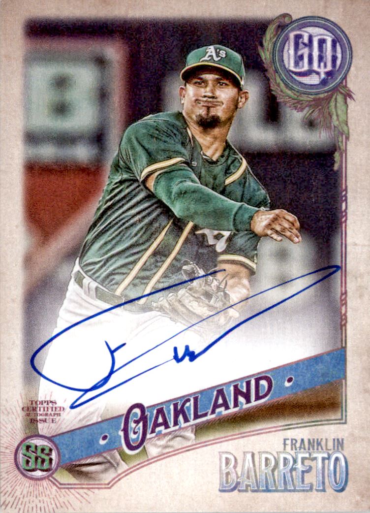 2018 Topps Gypsy Queen Autographs #GQAFB Franklin Barreto