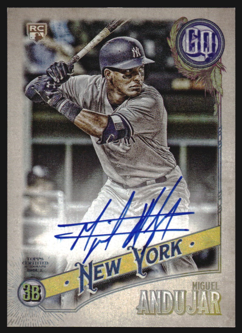 2018 Topps Gypsy Queen Autographs #GQAMA Miguel Andujar