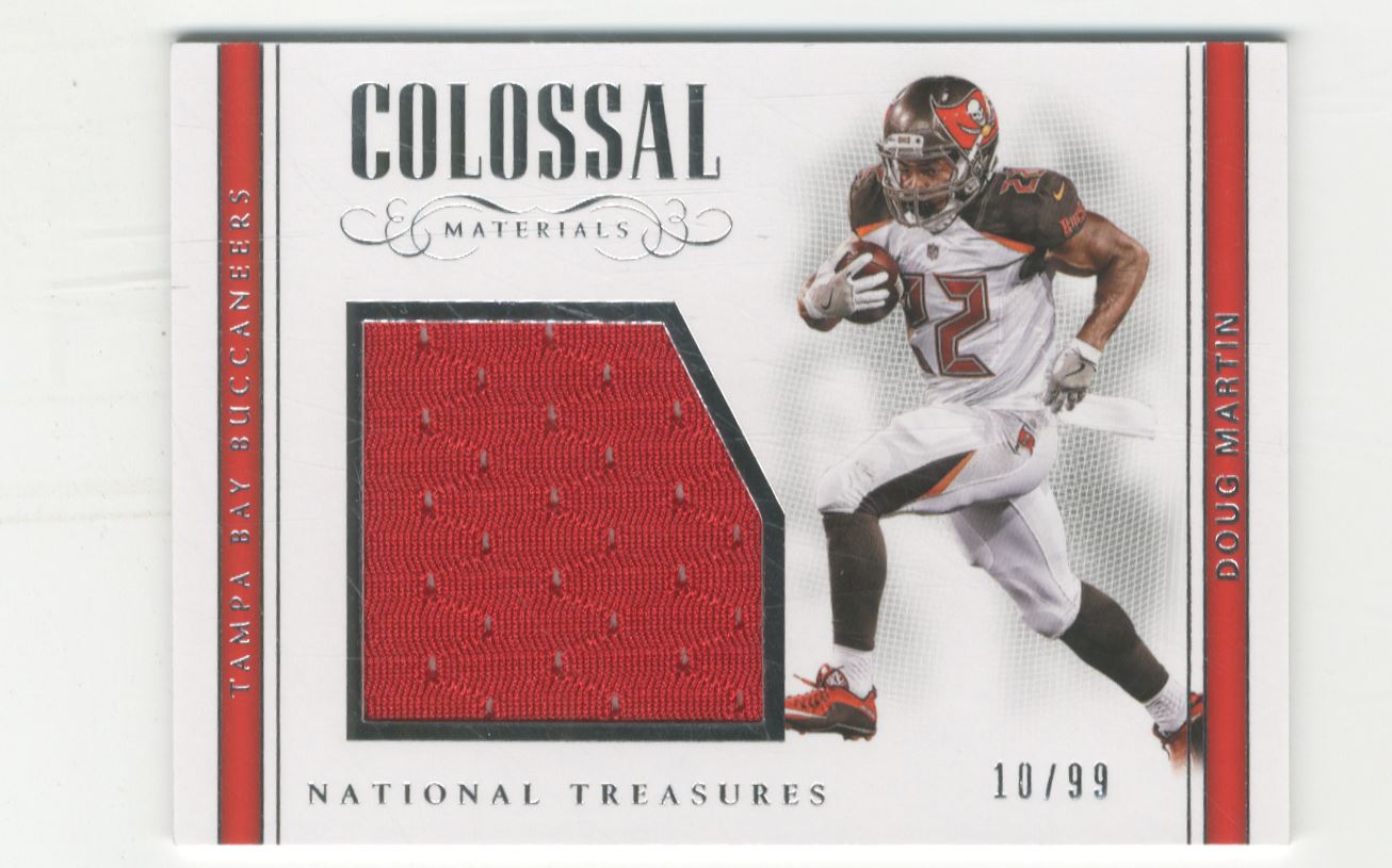 2017 Panini National Treasures Colossal Materials #27 Doug Martin/99