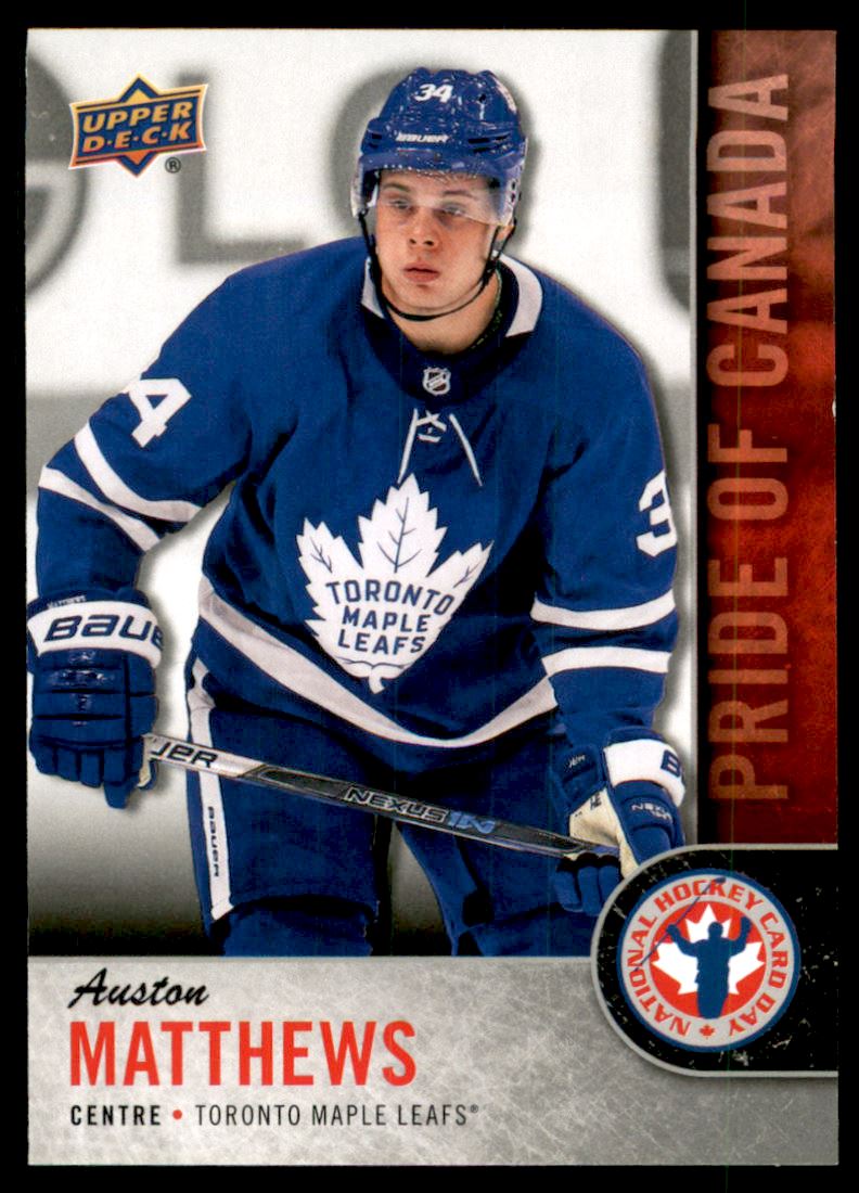 2017-18 Upper Deck National Hockey Card Day Canada #CAN10 Auston Matthews